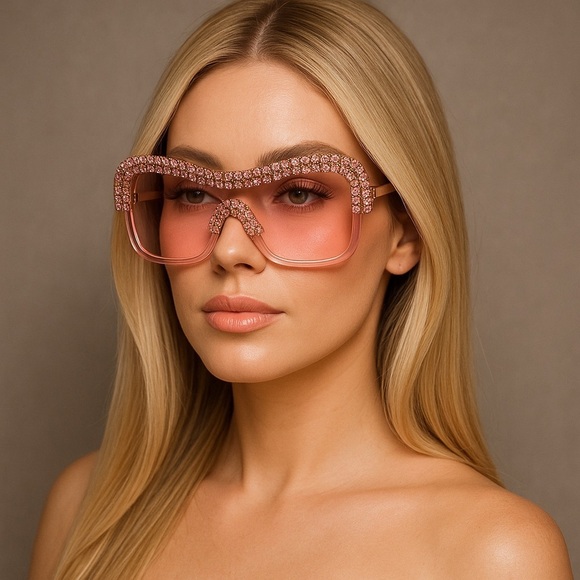 Rhinestone Embellished Sunglasses main image 5
